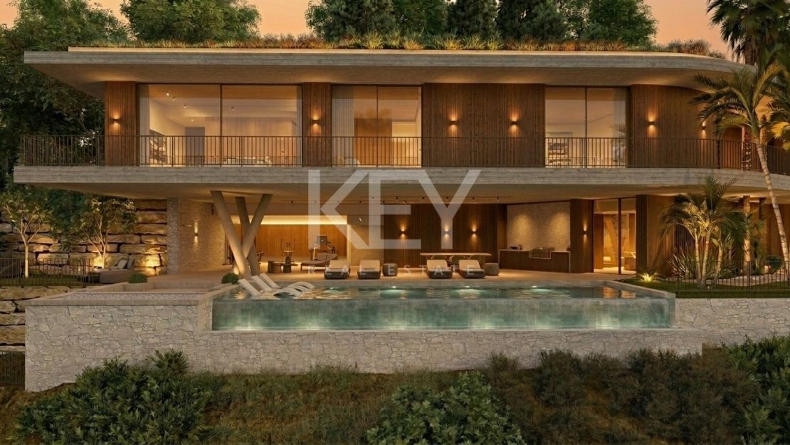 Luxury contemporary villa with panoramic sea views in Monte Mayor, Benahavis