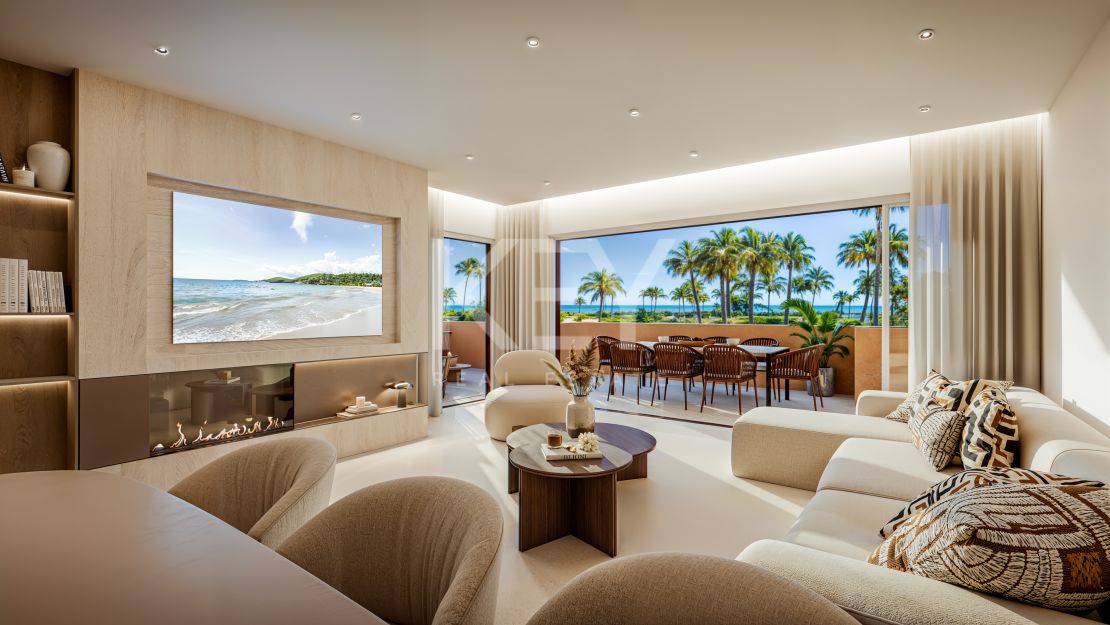 Beachfront apartment for sale on the New Golden Mile, Estepona