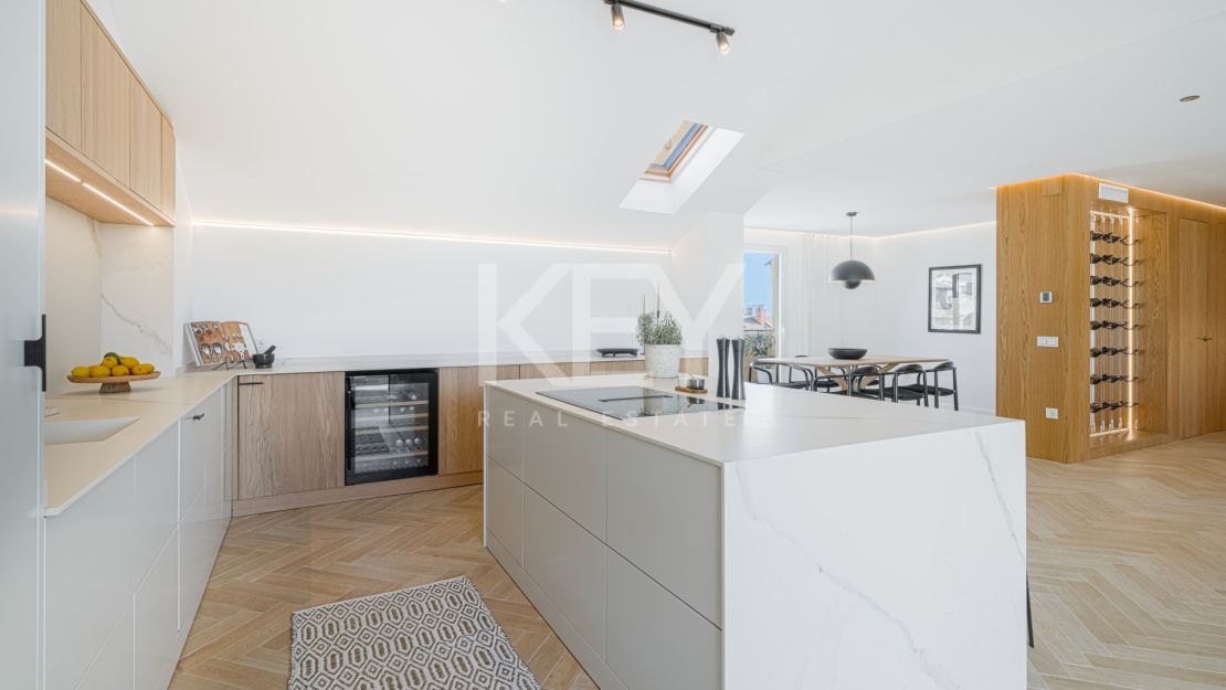 Duplex penthouse with panoramic sea views near Cancelada, New Golden Mile