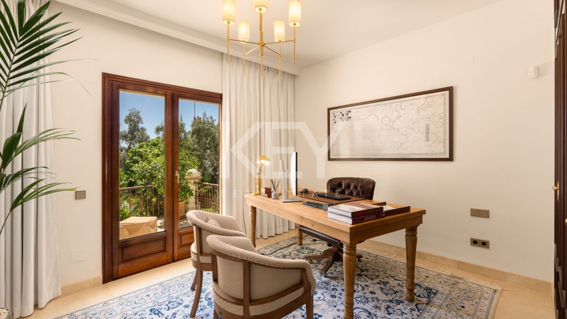 Luxury Villa with Panoramic Sea Views, Private Pool and Secure Gated living  in Marbella Golden Mile