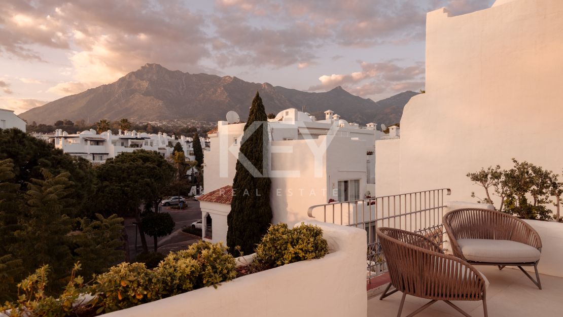 Frontline beach duplex penthouse on Marbella’s Golden Mile