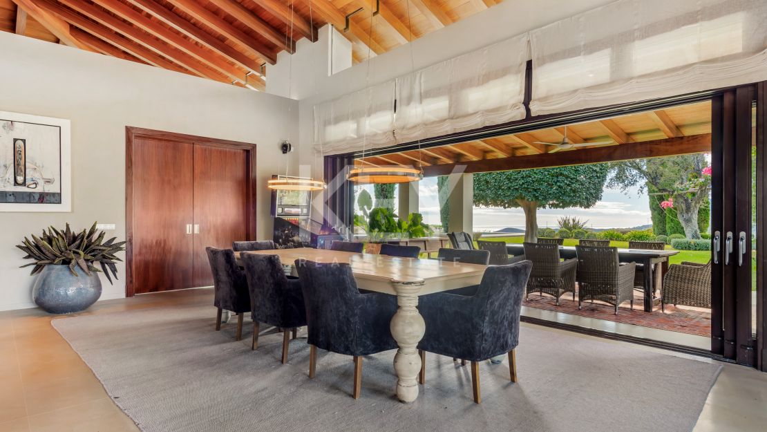 Private Villa with Mediterranean Views in Exclusive Area of La Zagaleta