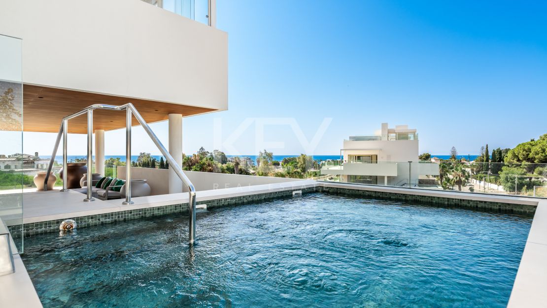 Luxury Apartment with Panoramic Sea Views and Private Pool in Benalus, Marbella Golden Mile