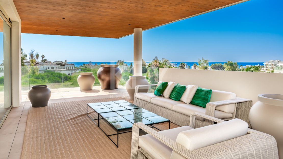 Luxury Apartment with Panoramic Sea Views and Private Pool in Benalus, Marbella Golden Mile