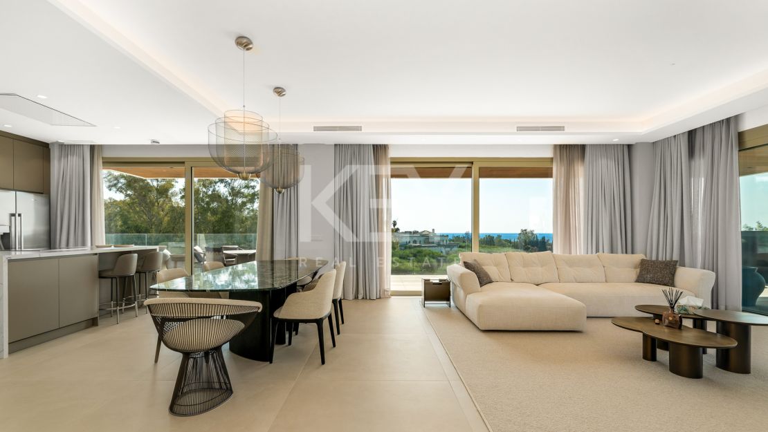 Luxury Apartment with Panoramic Sea Views and Private Pool in Benalus, Marbella Golden Mile