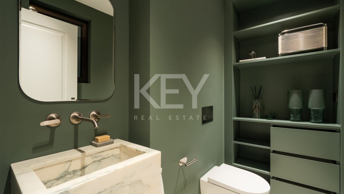 Villa with Panoramic Sea Views and Private Wellness Area in El Herrojo, Benahavís