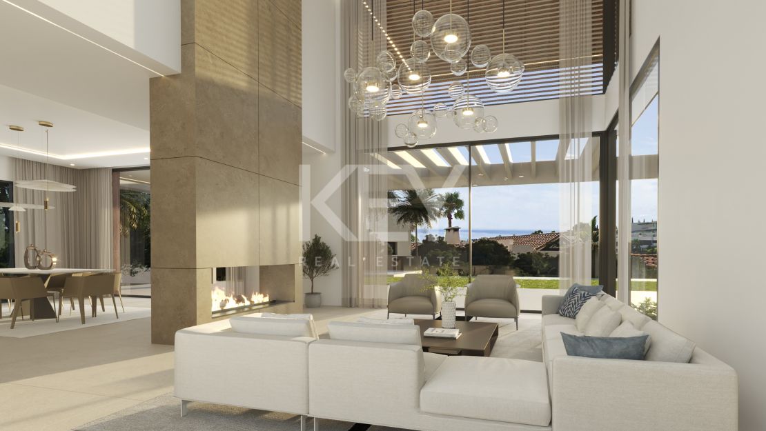 Modern Villa with Stunning Views in La Alqueria, Benahavis