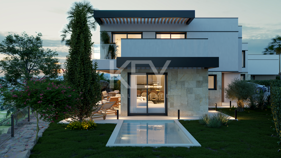 Modern off-plan villa next to El Campanario golf course, New Golden Mile, Marbella