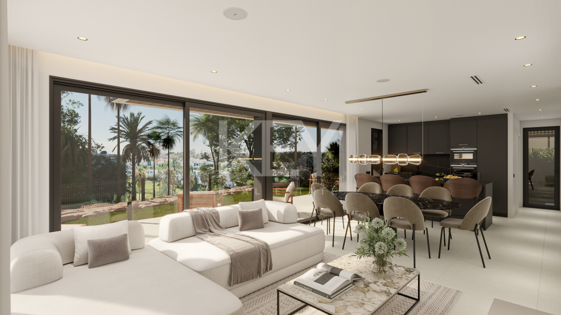 Modern off-plan villa next to El Campanario golf course, New Golden Mile, Marbella