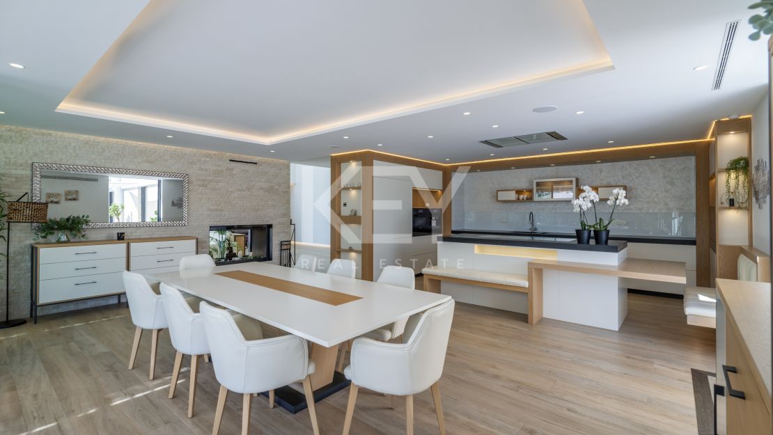 Mansión moderna con casa de invitados en la Nueva Milla de Oro, Marbella