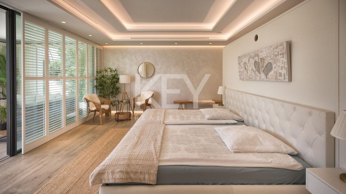 Mansión moderna con casa de invitados en la Nueva Milla de Oro, Marbella
