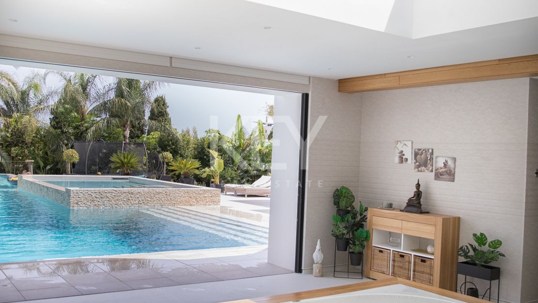 Mansión moderna con casa de invitados en la Nueva Milla de Oro, Marbella