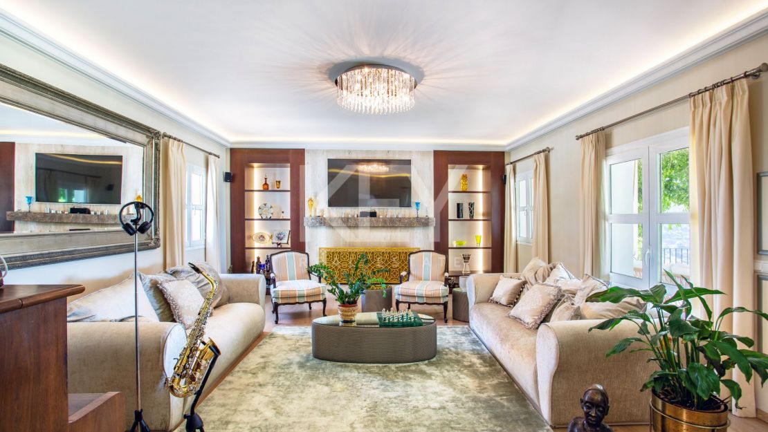 Exceptional mediterranean villa with panoramic sea views in Monte Mayor, Benahavís