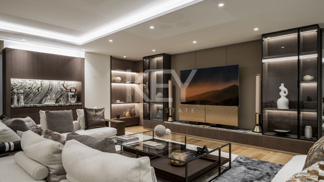 Fendi designed duplex offering a bespoke lifestyle on Marbella's Golden Mile