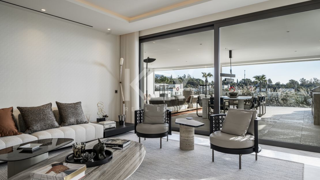 Fendi designed duplex offering a bespoke lifestyle on Marbella's Golden Mile