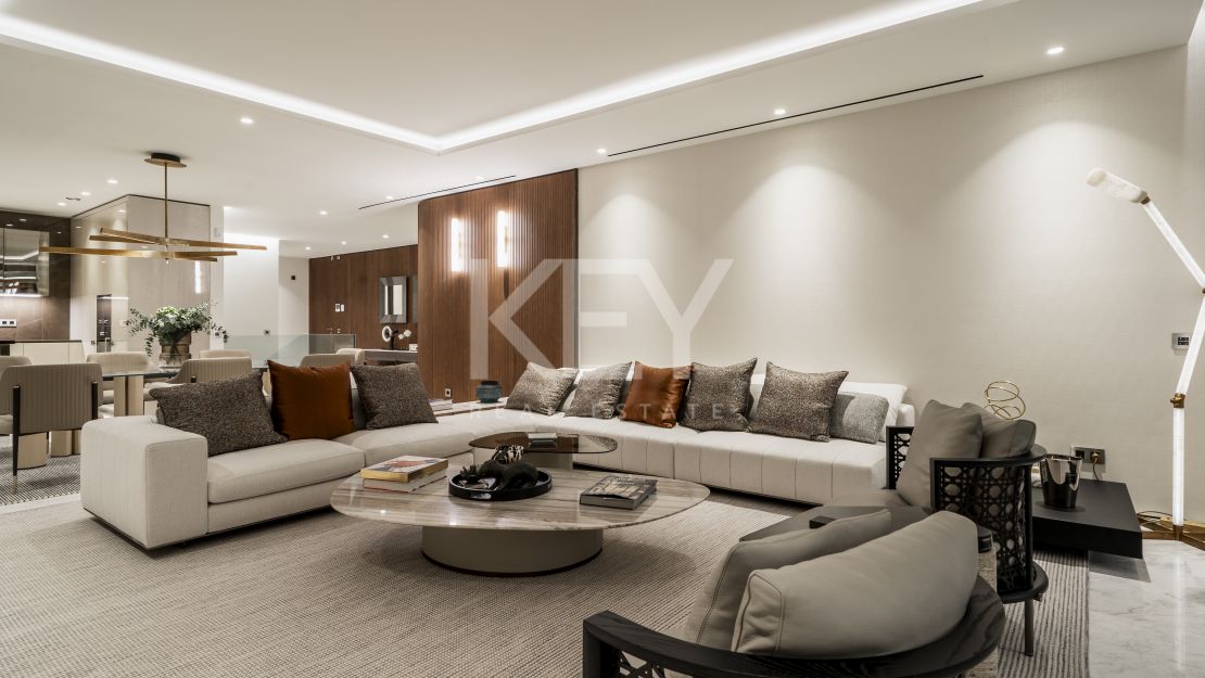 Fendi designed duplex offering a bespoke lifestyle on Marbella's Golden Mile