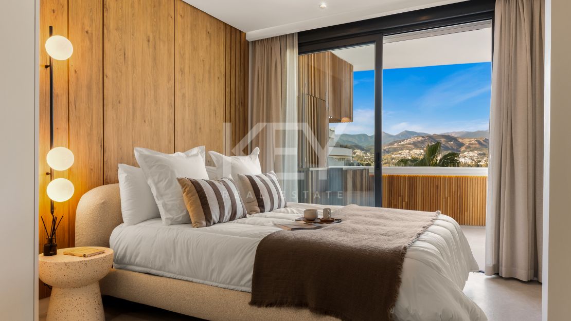 Stylish Renovated Apartment with Sea & Mountain Views in Marbella