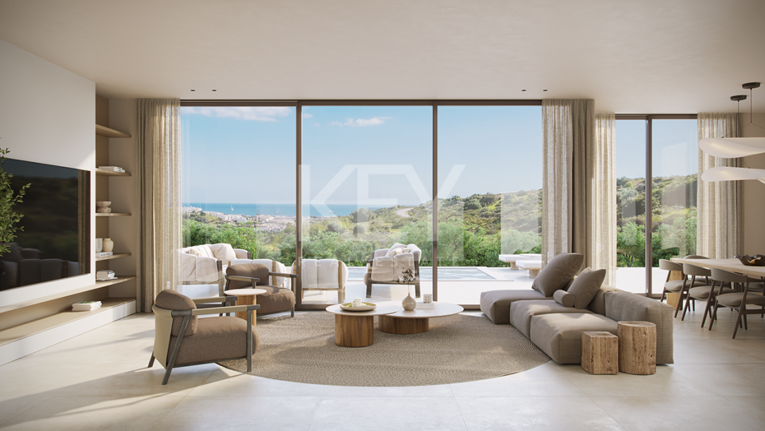 Nuevo proyecto de villa moderna en Estepona