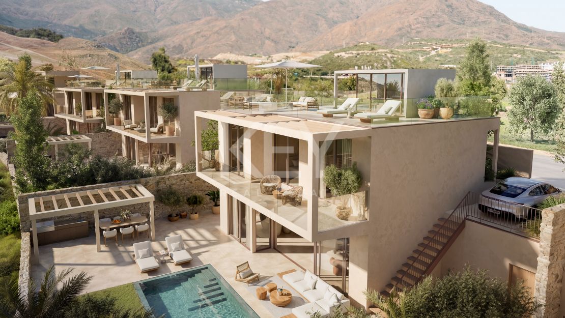 Nuevo proyecto de villa moderna en Estepona