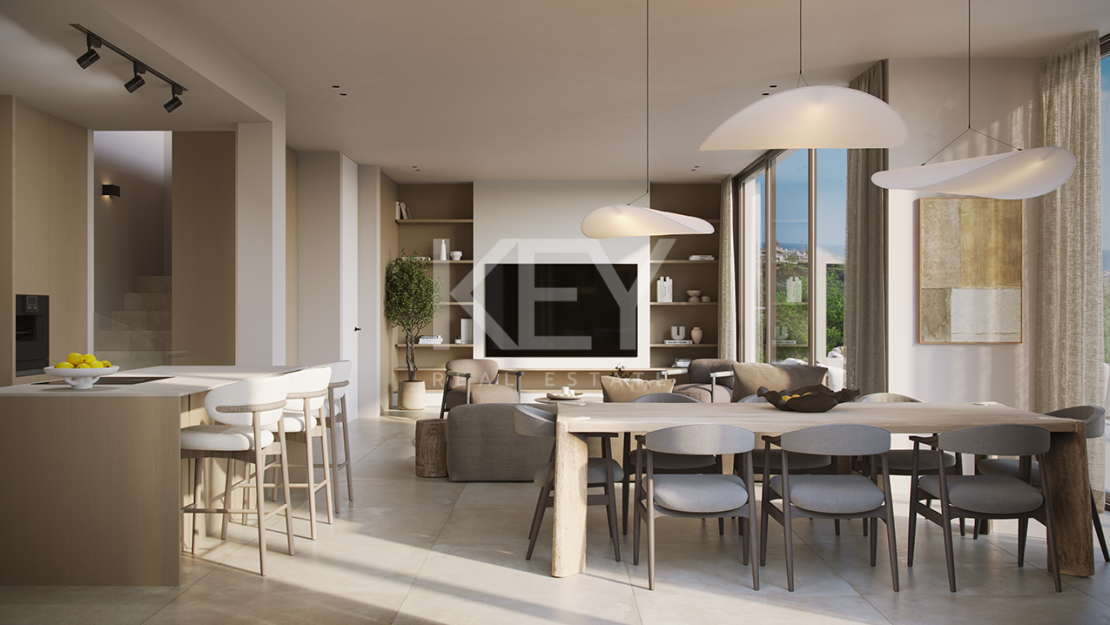 Nuevo proyecto de villa moderna en Estepona