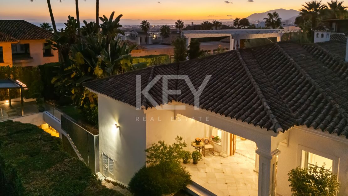 Villa de estilo mediterráneo en Sierra Blanca, Marbella