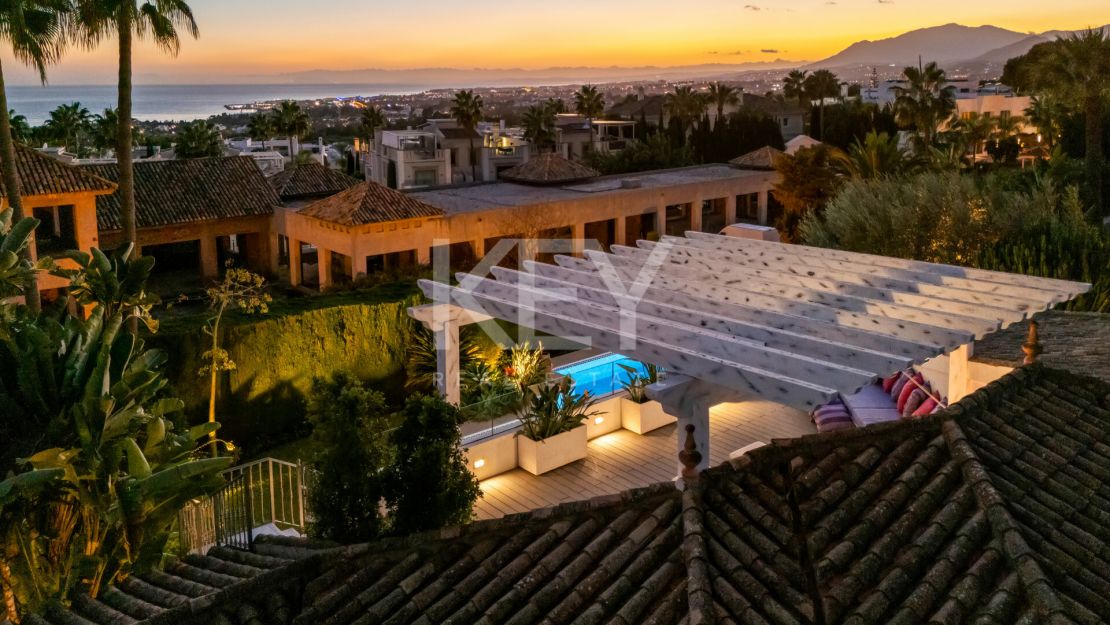 Villa de estilo mediterráneo en Sierra Blanca, Marbella