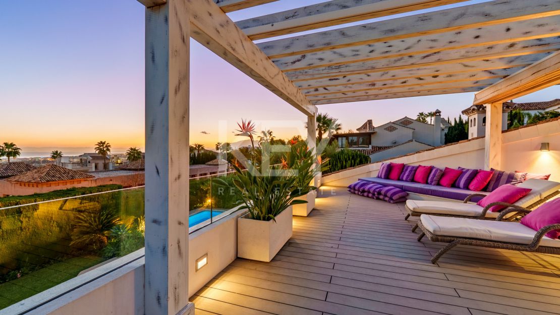 Villa de estilo mediterráneo en Sierra Blanca, Marbella