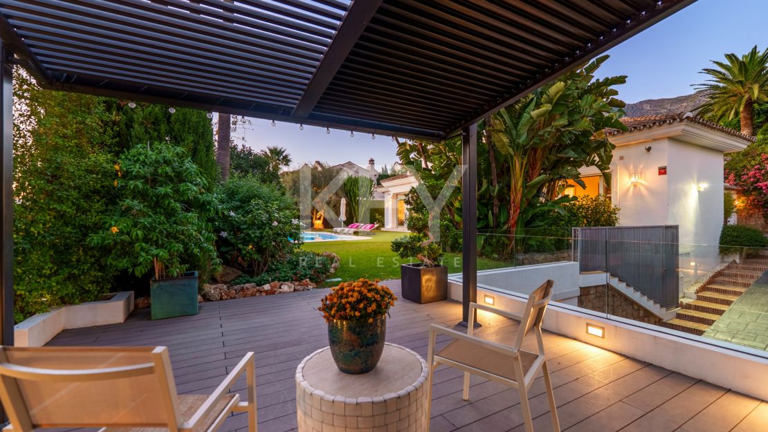 Villa de estilo mediterráneo en Sierra Blanca, Marbella