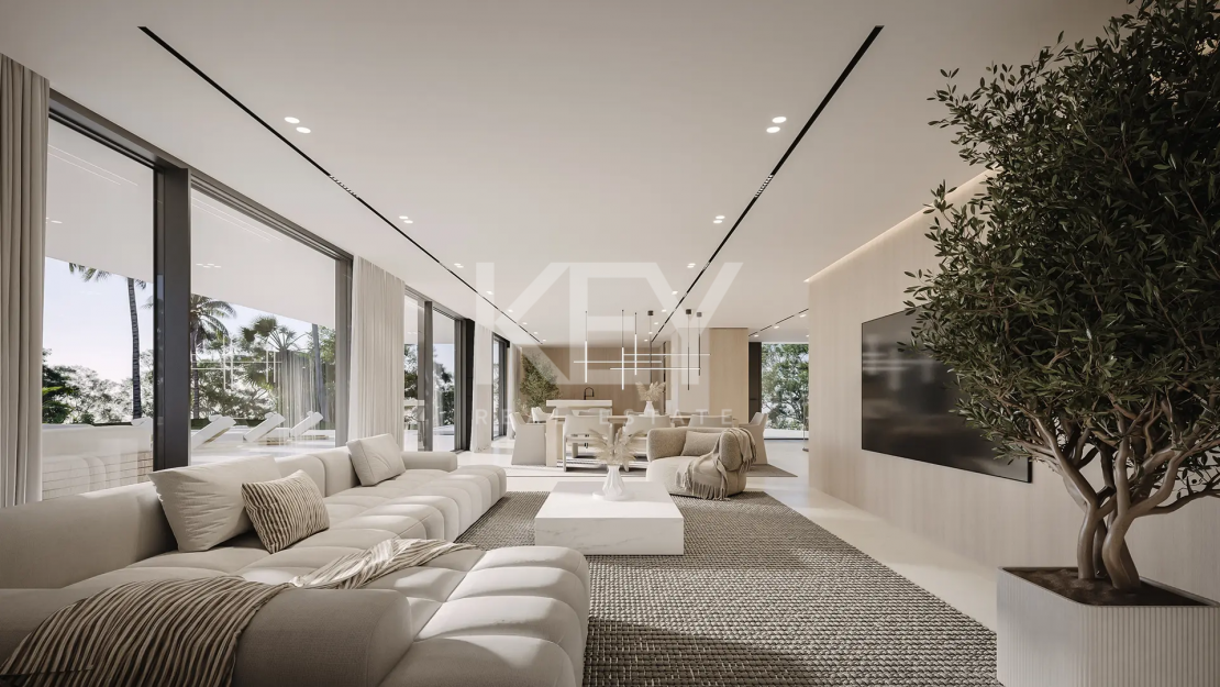 New Villa under Construction in Marbella Golden Mile