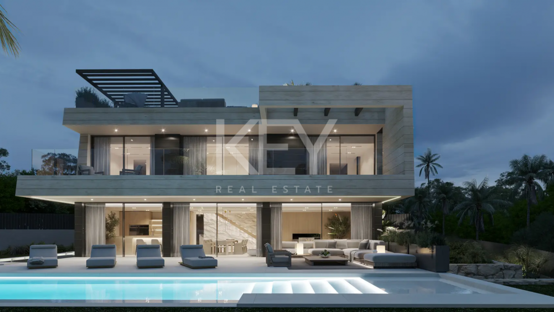 New Villa under Construction in Marbella Golden Mile