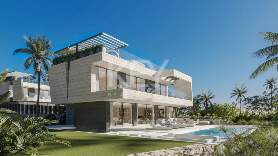 New Villa under Construction in Marbella Golden Mile