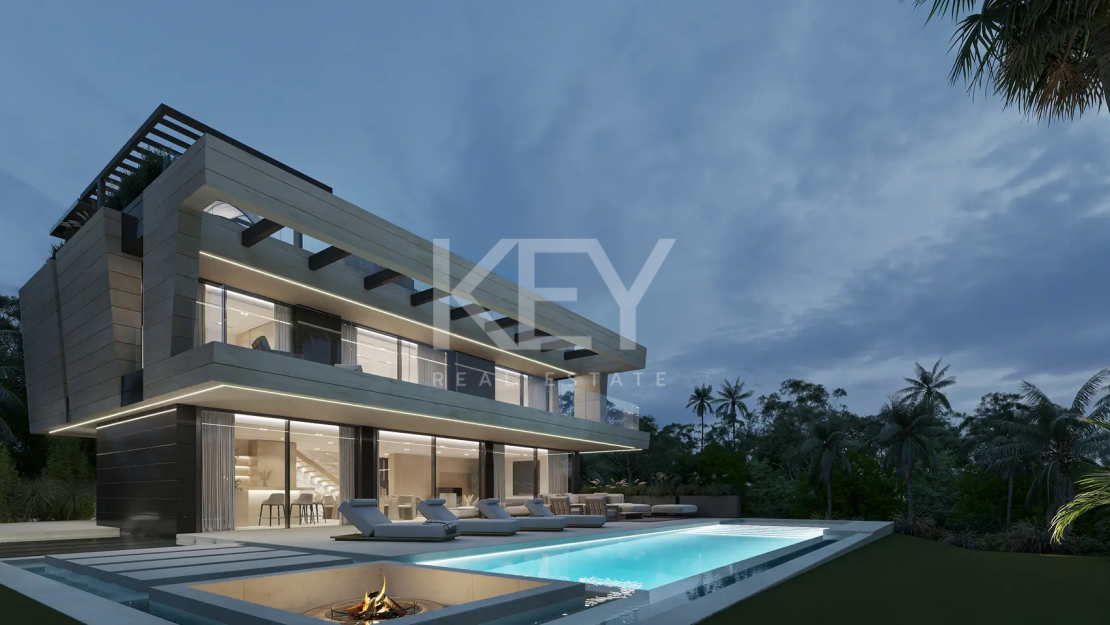 New Villa under Construction in Marbella Golden Mile