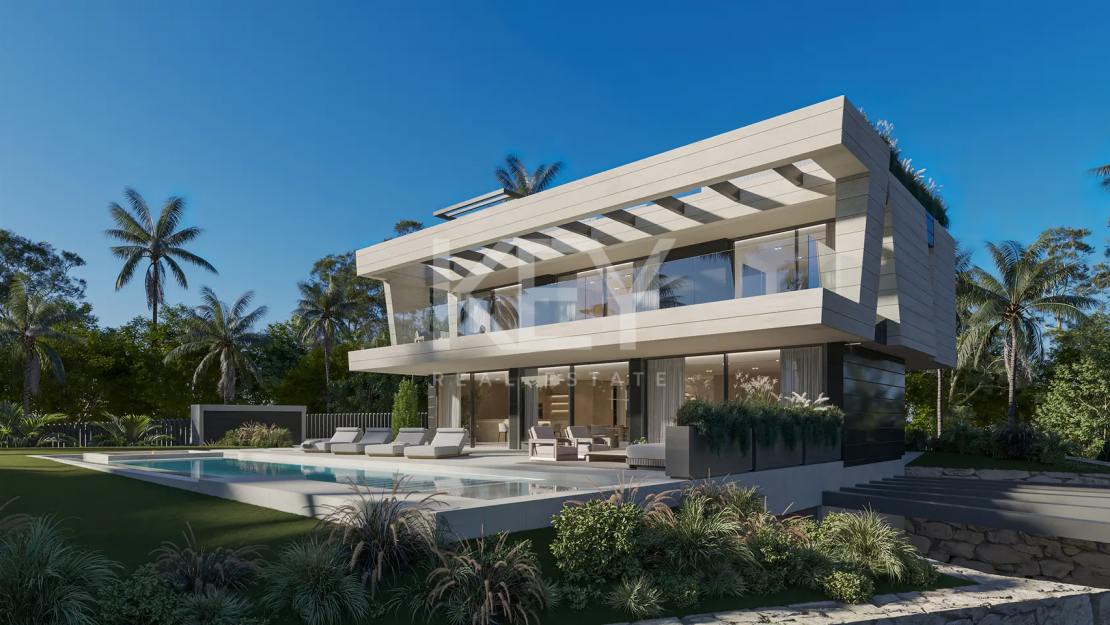 New Villa under Construction in Marbella Golden Mile
