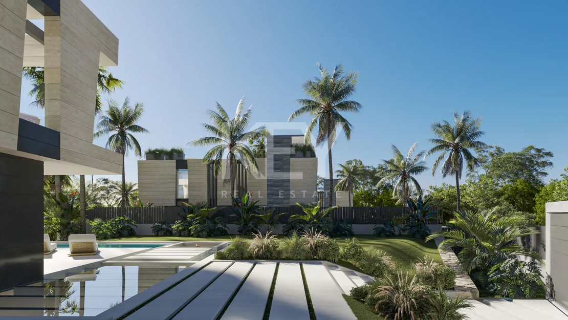 New Villa under Construction in Marbella Golden Mile