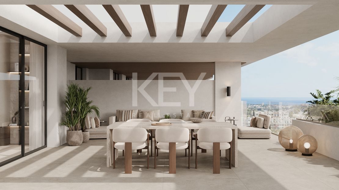Nuevo Dúplex con Vistas al Mar en Estepona, Marbella