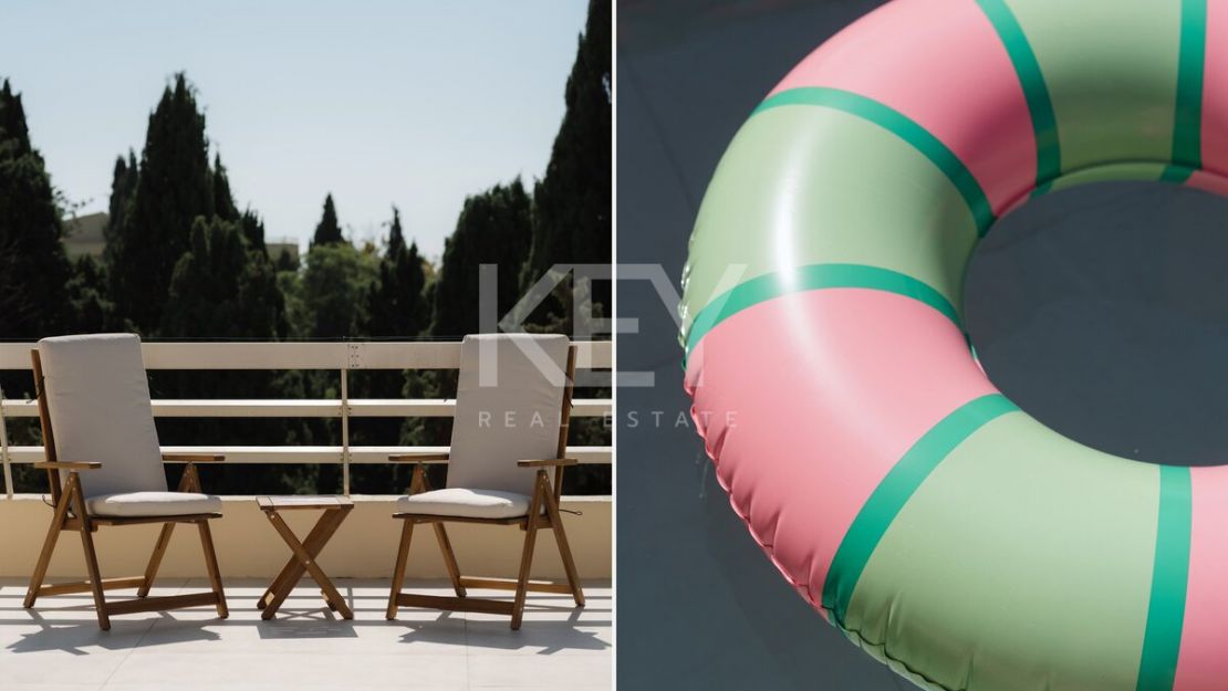 Ático con piscina privada en la azotea y vistas a La Concha en el corazón de Marbella