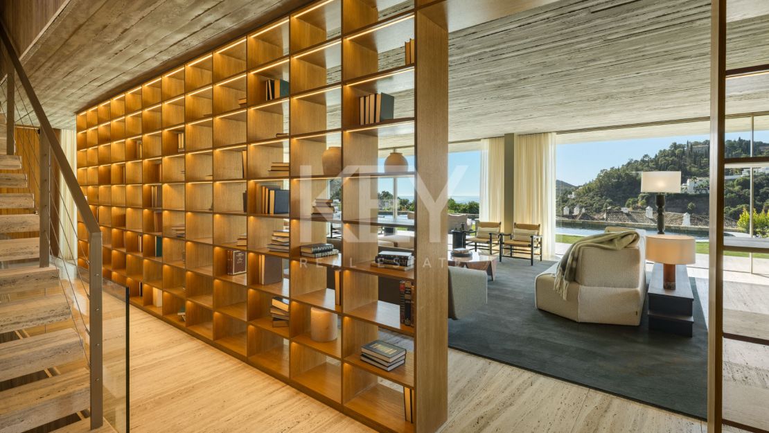 Stunning Villa with Sea Views and Cutting-Edge Design in El Madroñal, Benahavis, Marbella