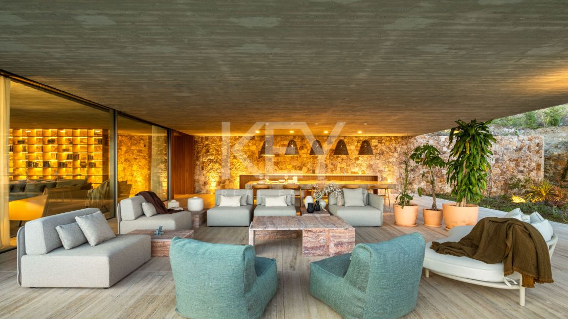 Stunning Villa with Sea Views and Cutting-Edge Design in El Madroñal, Benahavis, Marbella