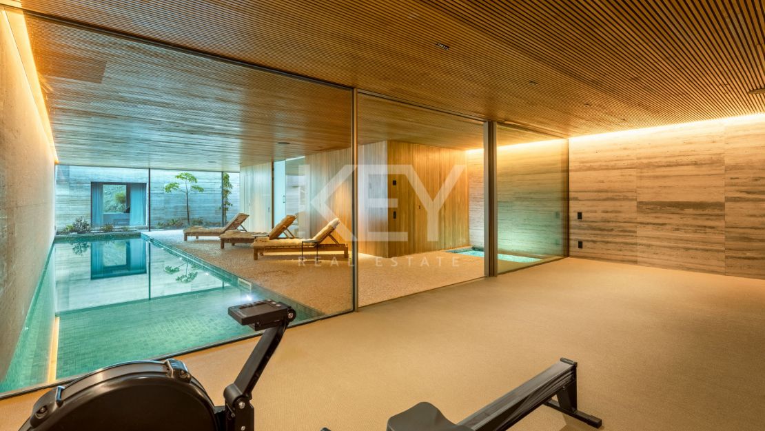 Stunning Villa with Sea Views and Cutting-Edge Design in El Madroñal, Benahavis, Marbella