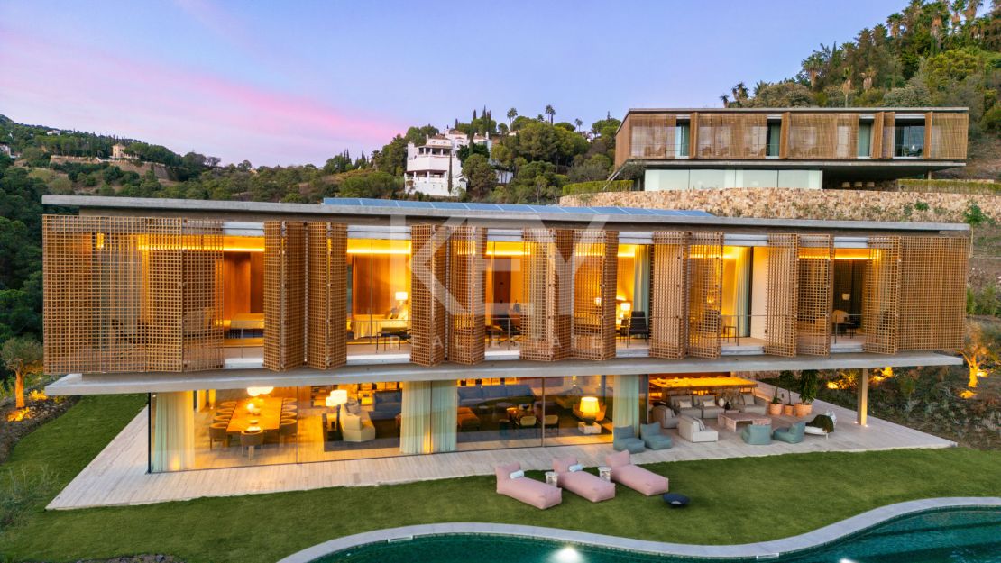 Stunning Villa with Sea Views and Cutting-Edge Design in El Madroñal, Benahavis, Marbella