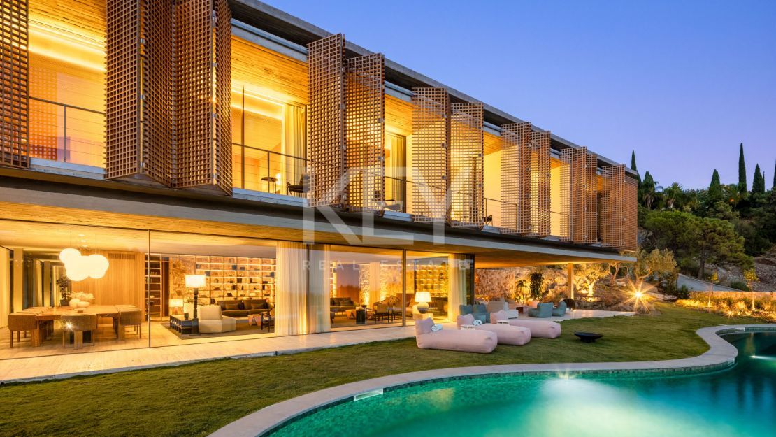 Stunning Villa with Sea Views and Cutting-Edge Design in El Madroñal, Benahavis, Marbella