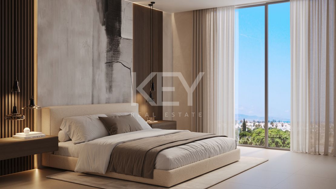 New Spacious 3-bedroom apartment with sea views from private solarium in San Pedro, Marbella
