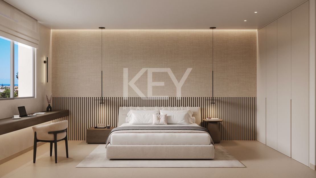 New Spacious 3-bedroom apartment with sea views from private solarium in San Pedro, Marbella