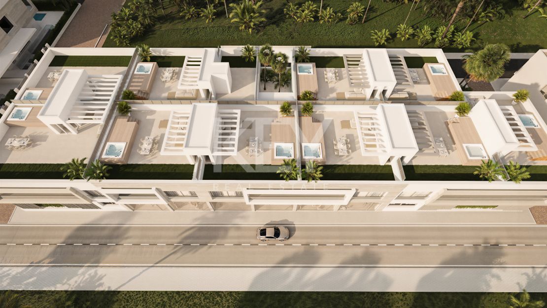 New Spacious 3-bedroom apartment with sea views from private solarium in San Pedro, Marbella