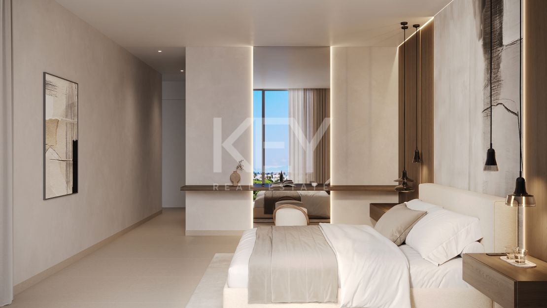 New Spacious 3-bedroom apartment with sea views from private solarium in San Pedro, Marbella