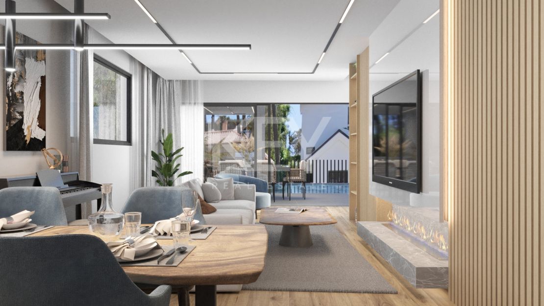 Идиллический проект виллы на берегу моря в Марбесе, Марбелья