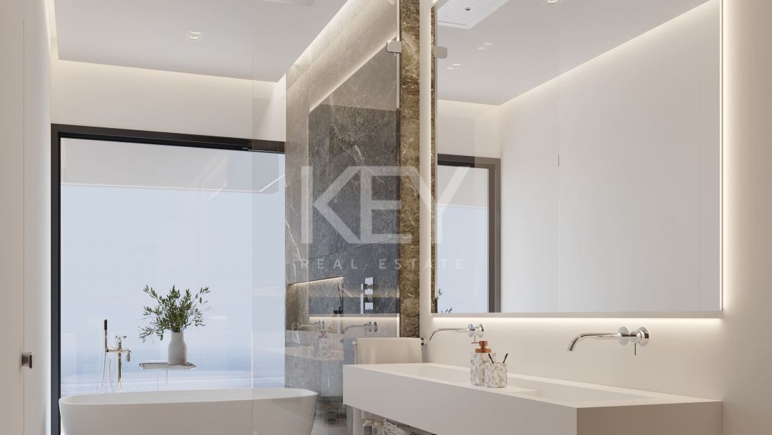 Villas in just 200 meters from the beach in Calahonda