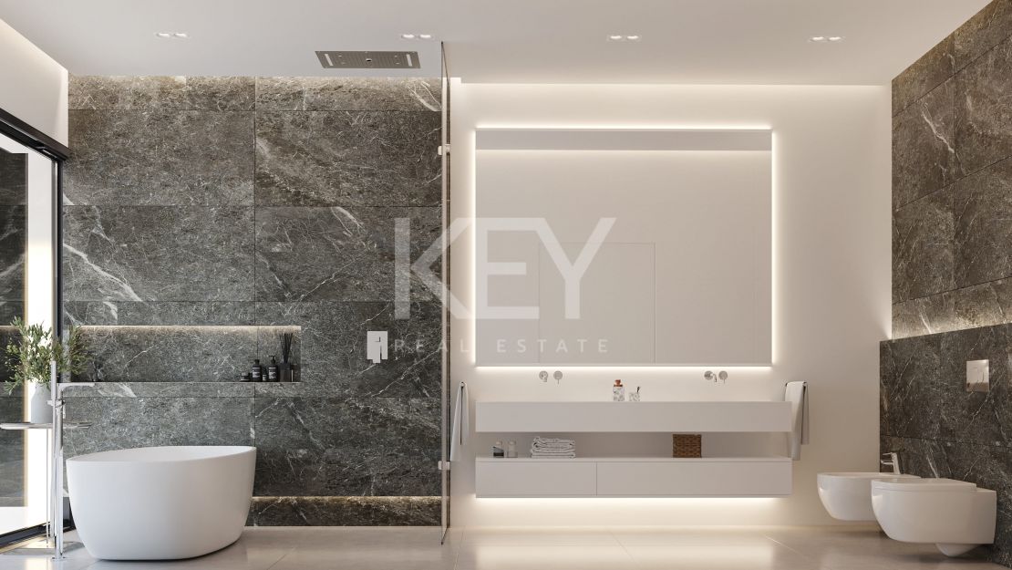 Villas in just 200 meters from the beach in Calahonda