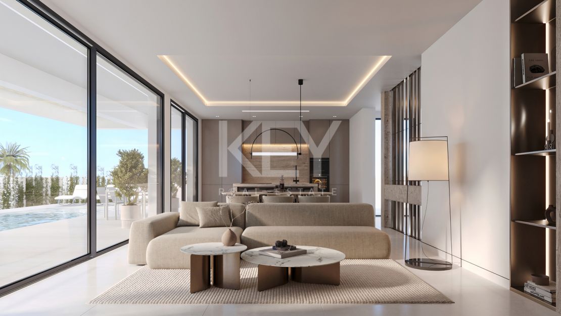 Villas in just 200 meters from the beach in Calahonda