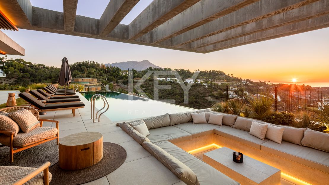 Brand-new Luxury Villa with Sea Views in Secure Gated El Madroñal, Benahavis, Marbella